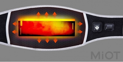 Зігріваючий пояс Xiaomi PMA A10 Graphene Heating Belt Black